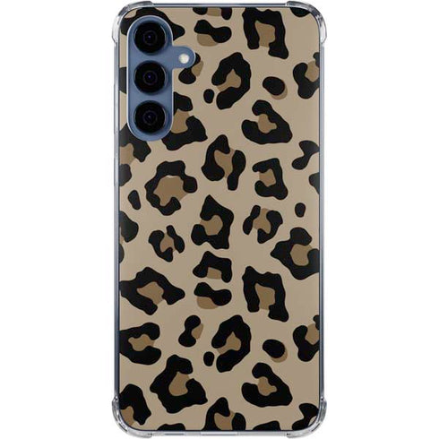 Leopard Print Galaxy S24 Clear Case